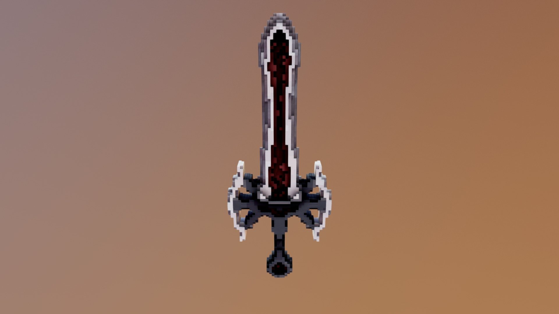 3D | Pixel Sword Minecraft