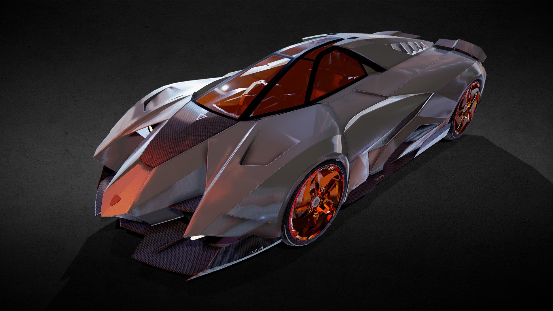 Lamborghini Egoista - 3D model by aiviremulla (@aiviremulla) [587c3d0]