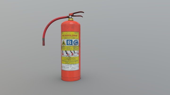 fire extinguishers 3D Model
