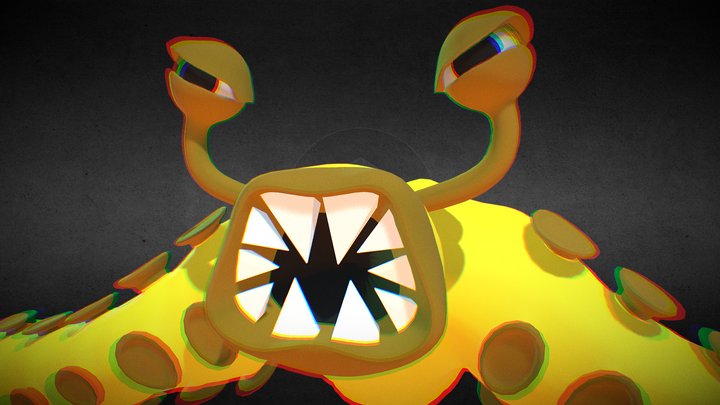Nibbler - Buggy Huggy Banban 3 3D Model