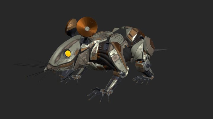 Robot Mouse 3D Model