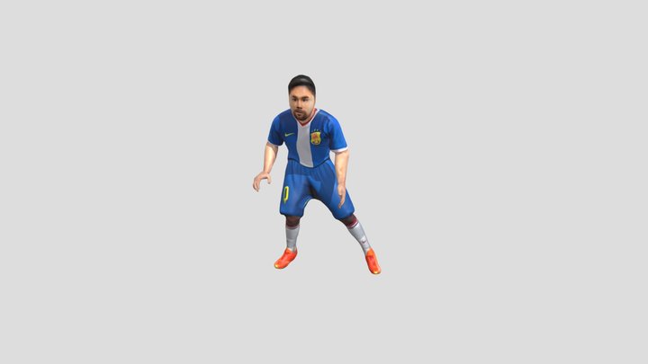Animation_comb_goalkeeper 3D Model