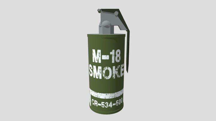 Smoke grenade 3D Model