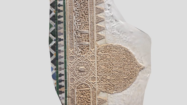 Moorish Patterns from Granada Spain 3D Model