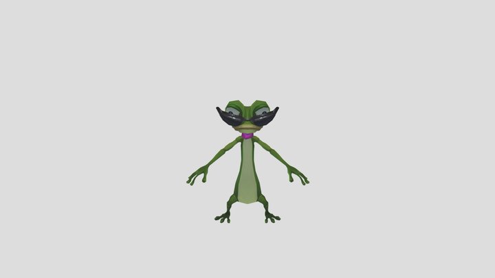 Zack Lizard 3D Model