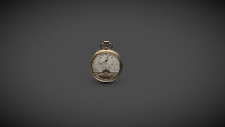 Relógio de bolso, São José do Norte 3D Model