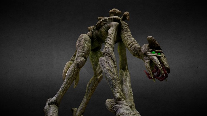 Alien Gargantua 3D Model