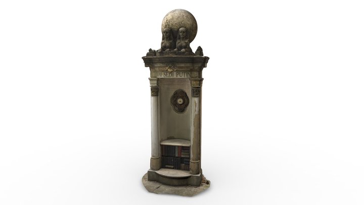 Iulia Hasdeu - funeral monument (Bellu Cemetery) 3D Model