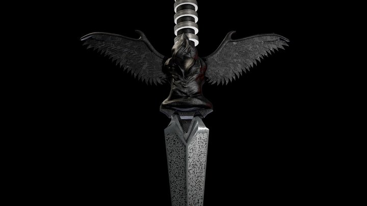 Angel Knife 3D Model