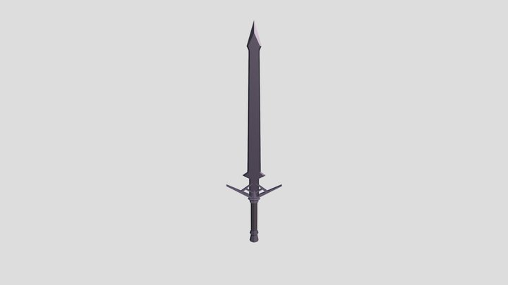 Sword - Cobalt Thorn 3D Model