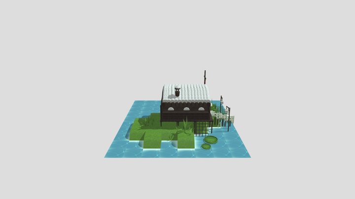 House By the Dock 3D Model