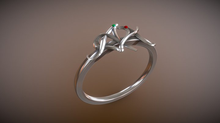 Ring AA 3D Model