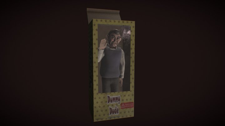 Haunted Ventriloquist Dummy 3D Model