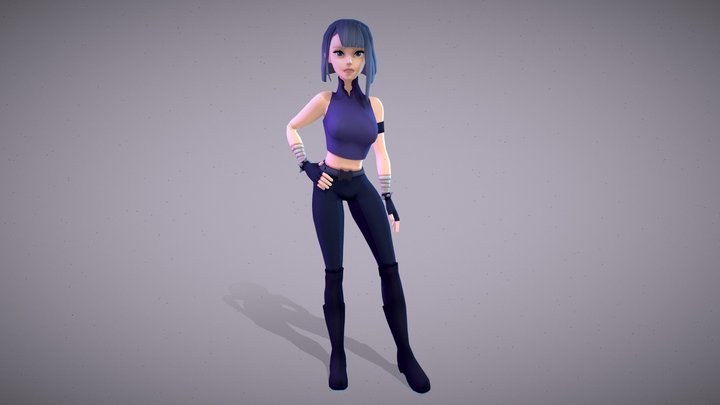 Female GameReady Model 3D Model
