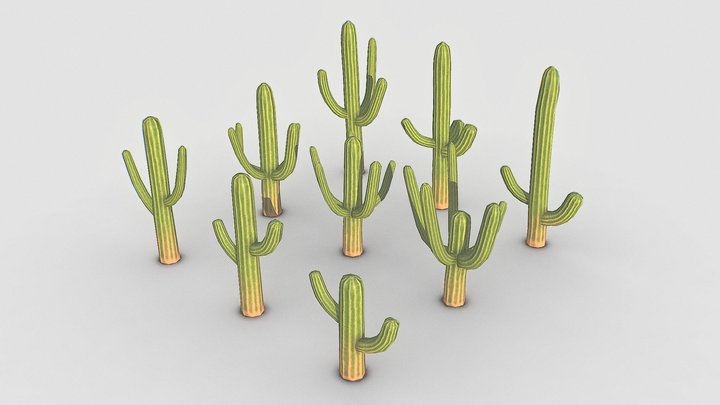 Cactus | Pack – Modello 3D gratuito STL