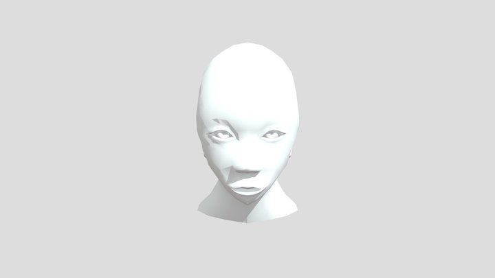 3D_ Selfportret_ Lowpoly 3D Model