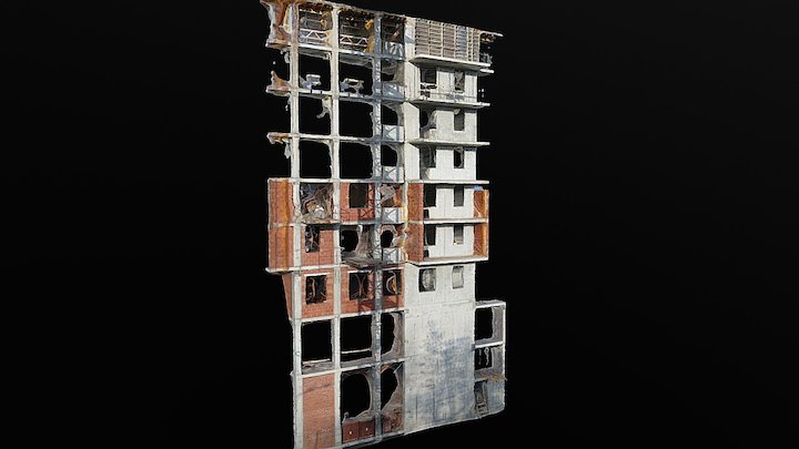 Yunost_Bldng1_South 3D Model