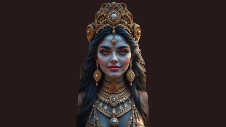 Girl Face 013 – Modello 3D gratuito STL