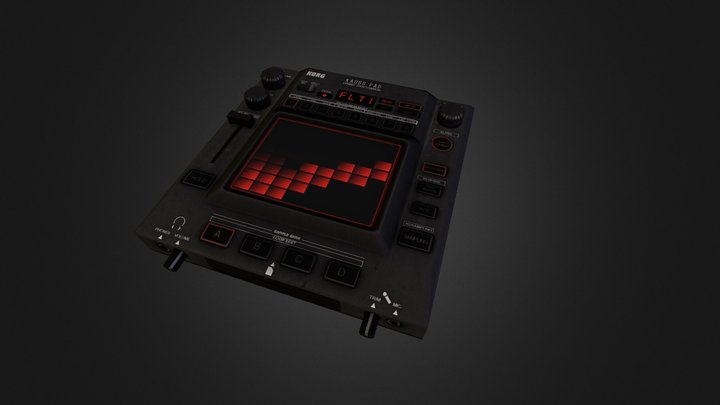 KORG Kaoss Pad 3 3D Model