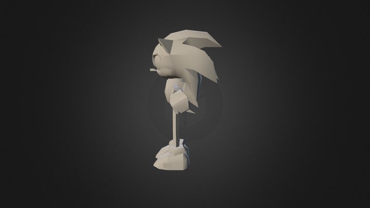 Dreamcast Sonic HD 3D Model