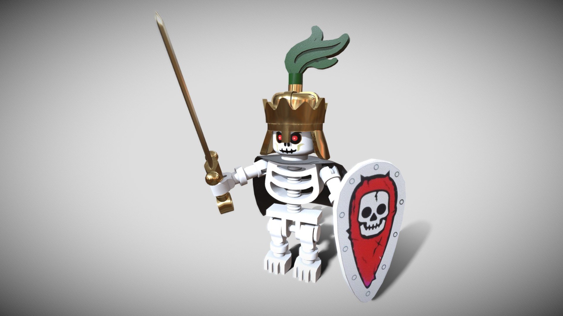 Lego Skeleton King - Download Free 3D model by Biser Borislavov ...