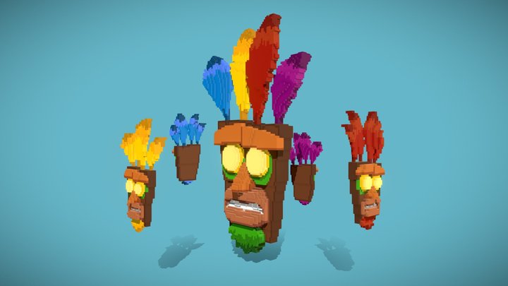 Aku Aku 3D Model