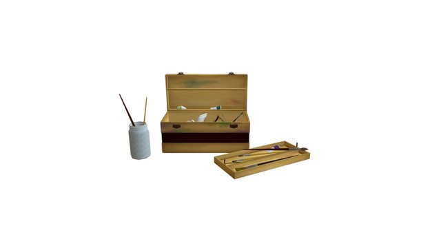 Art Box 3D Model