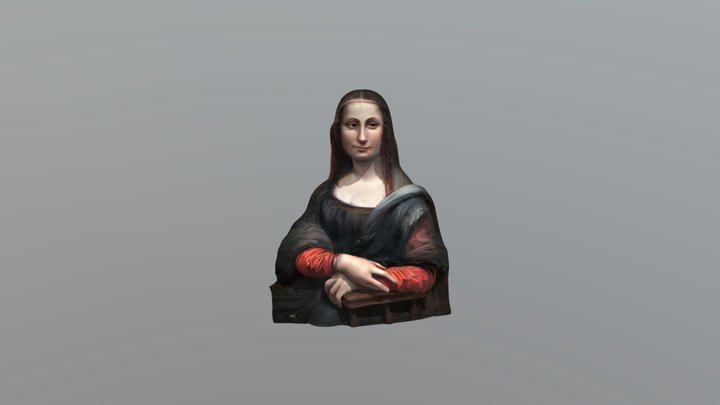 Mona Lisa ( La Gioconda) 3D Model