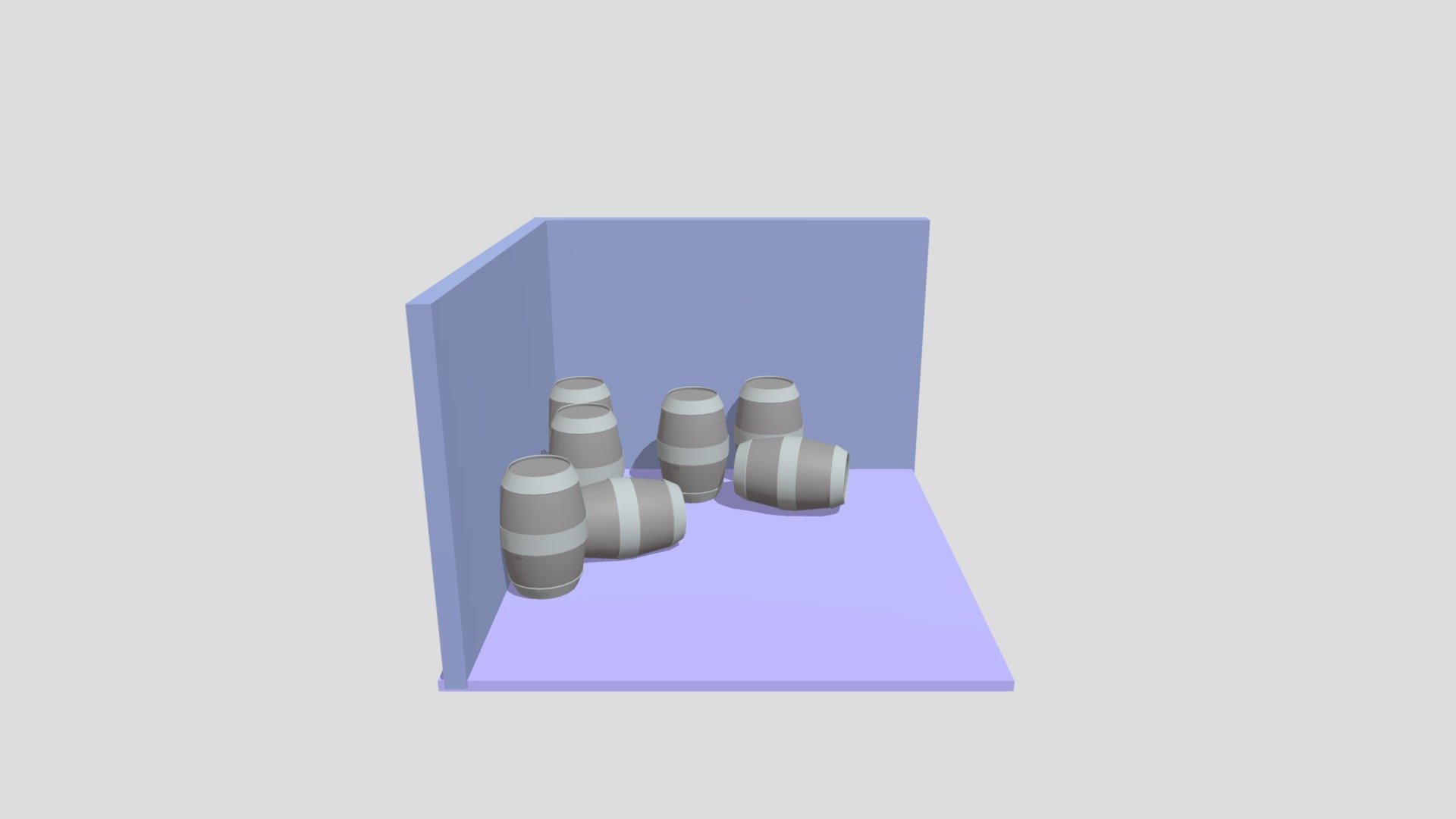 Sketchfab Barrel Scene - 3D model by KacperBojczuk [58888ea] - Sketchfab