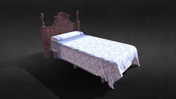 Cama (Bed) / Room prop bash - kit 3D Model