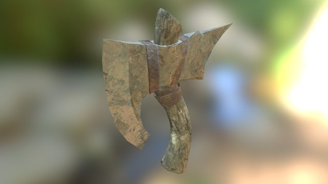 Weapon Axe 3D Model