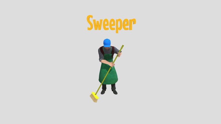 Sweeper_fbx_anim3f 3D Model