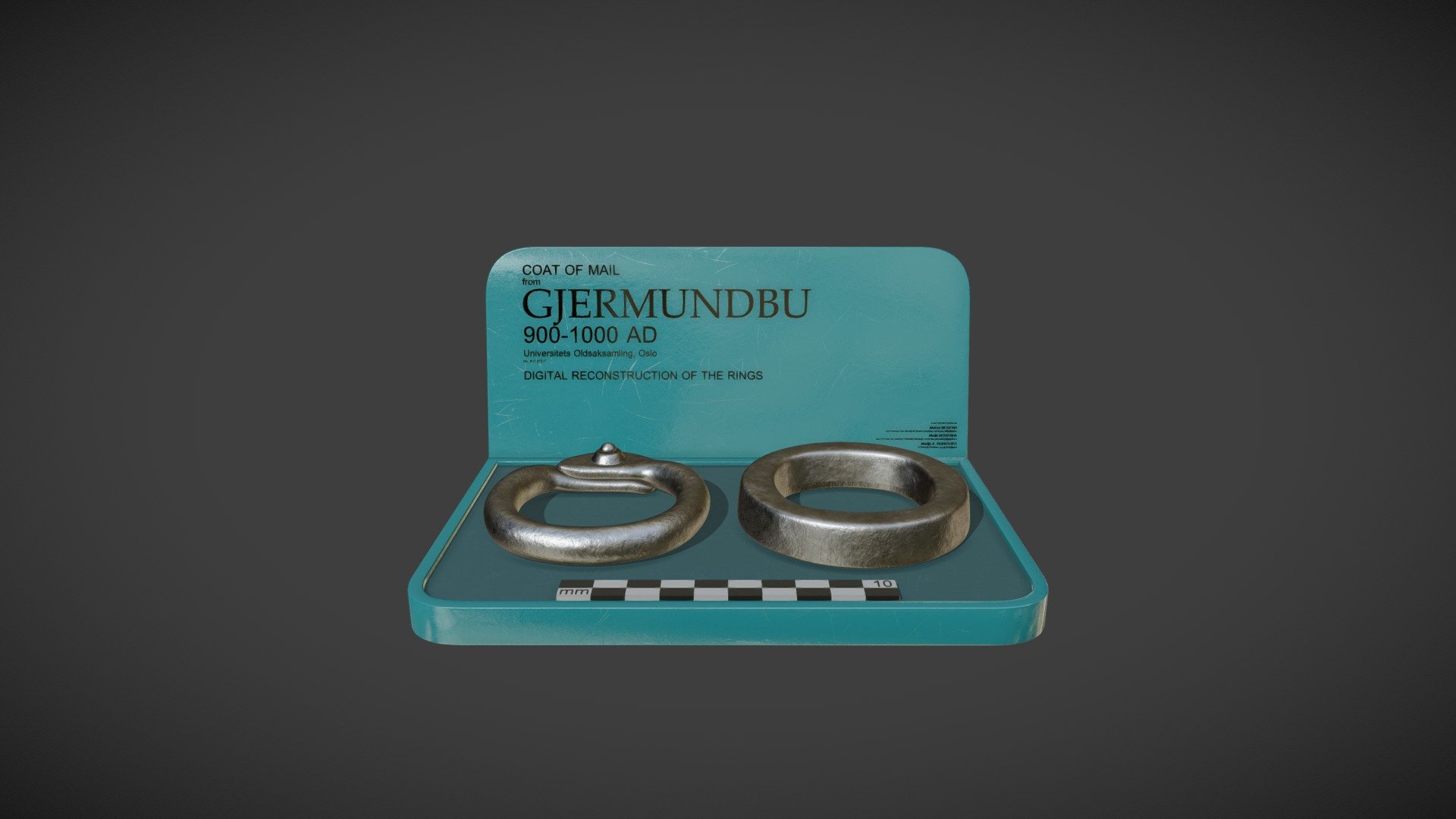 Armour from Gjermundbu: 3D reconstruction