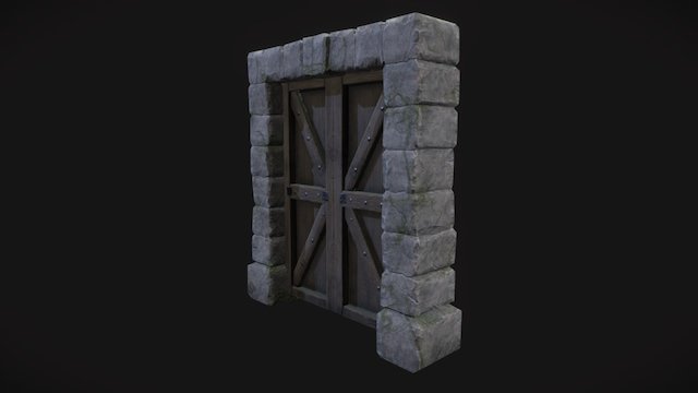 Fantasy Gate 3D Model