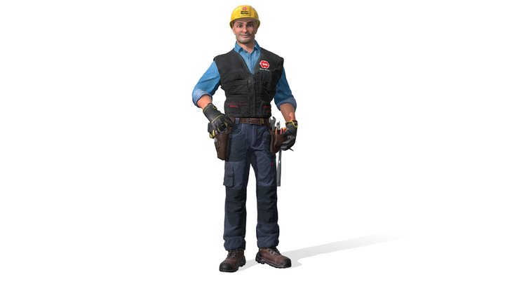 MisterWorker_clips 3D Model