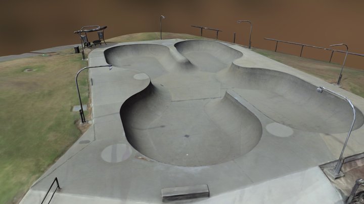 West Beach Skatepark 3D Model