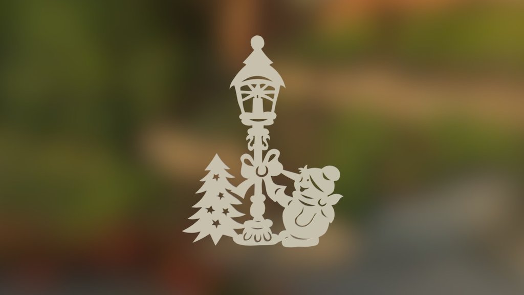 New year pattern snowman