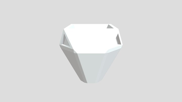 geometric flower pot 3D Model