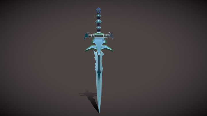3D Sword model inspired by Frostmourme