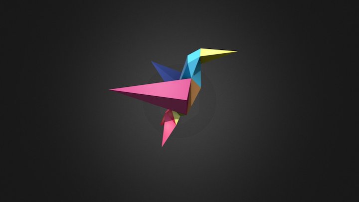 Logo Virtual Bird 3D Model