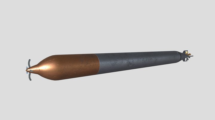 German G7A Torpedo 3D Model
