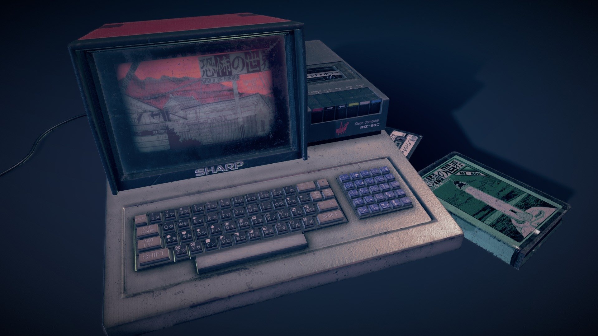 SHARP MZ-2861 デスクトップPC MZ-2861 TEST ROOM,X68000開発者インタビュー（月刊ASCII 1987年
