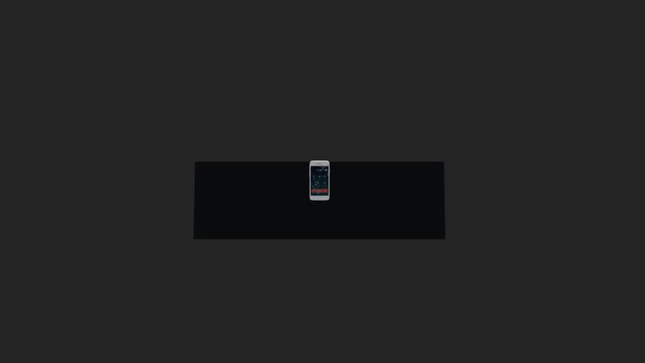 Cracked iPhone 3D Model