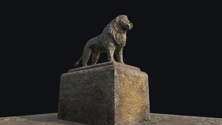 Guardian lion 3D Model