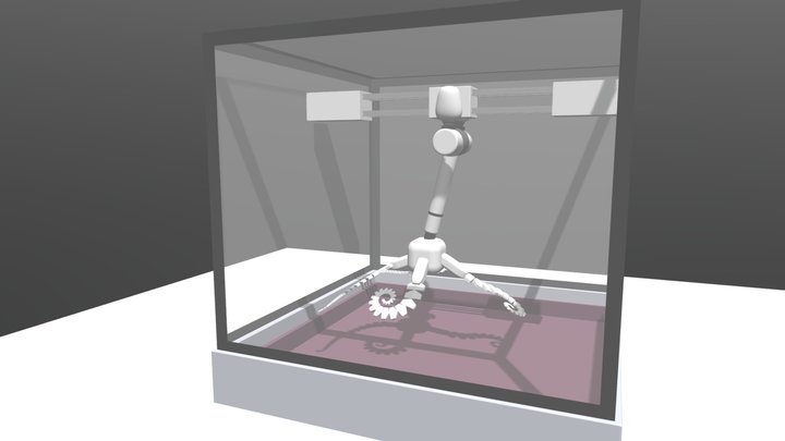 Multi-Skilled Mobile Robotic Arm 3D Model