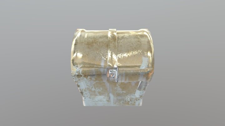 Tresure Chest textured 3D Model