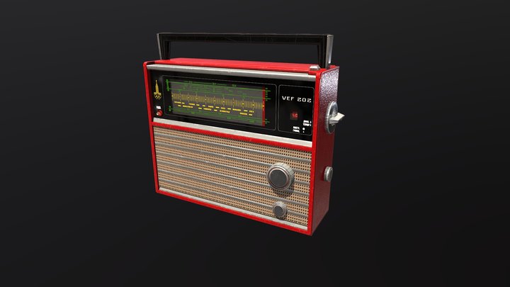 Radio_VEF202 3D Model