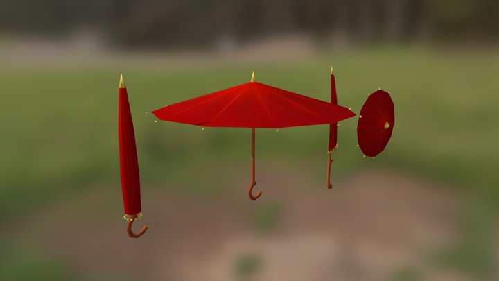 A very ordinary Umbrella 3D Model