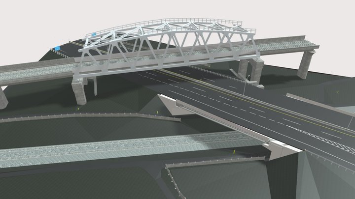 3D Model Jalan Tol 3D Model
