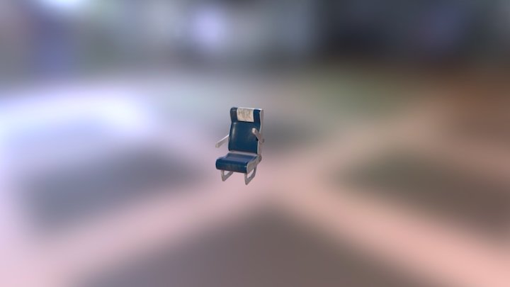 Airline Chair 3D Model